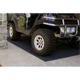 Diamond Deck 5 ft. x 7.5 ft. Black Textured PVC Motorcycle Mat