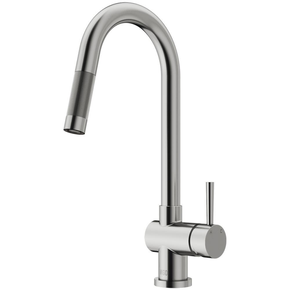 Gramercy Single-Handle Pull-Down Sprayer Kitchen Faucet in Matte Black - Super Arbor