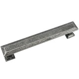 5 in. Center-to-Center Satin Nickel Poise Pull with Back Plate - Super Arbor