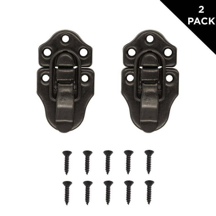 2-3/4 in. x 1-1/2 in. Oil-Rubbed Bronze Chest Latches