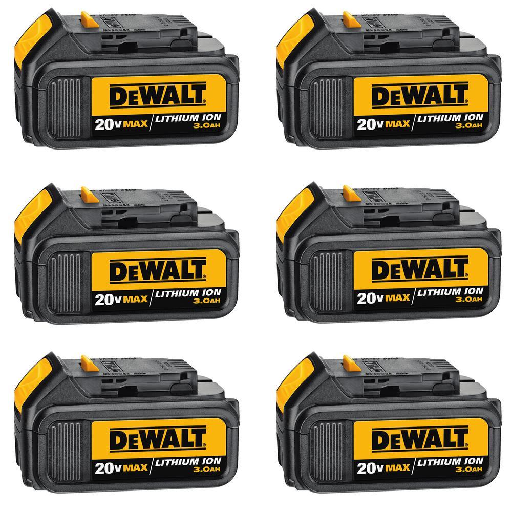 20-Volt MAX Premium Lithium-Ion 3.0Ah Battery Pack (4-Pack) - Super Arbor