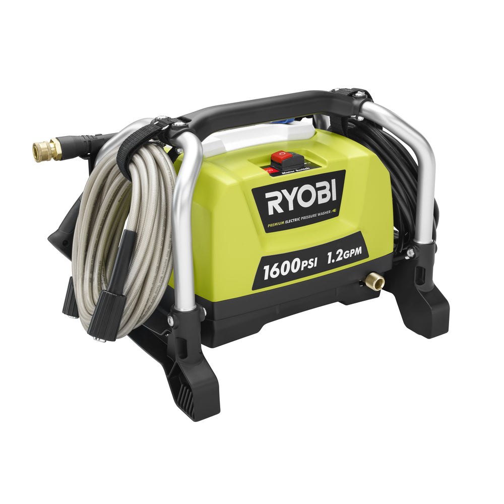 RYOBI 1,600 PSI 1.2 GPM Electric Pressure Washer with 12 in. Surface Cleaner