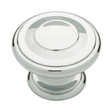Harmon 1-3/8 in. (35mm) Matte Black Round Cabinet Knob