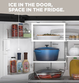 GE 22.1 cu. ft. Counter-Depth French Door Refrigerator, Fingerprint Resistant Stainless Steel, ENERGY STAR (GYE22GYNFS)