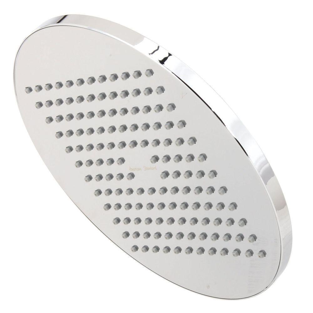 Modern 1-Spray 10 in. Single Ceiling Mount Fixed Rain Shower Head in Brushed Nickel - Super Arbor