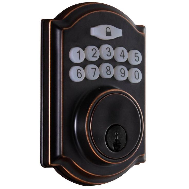 Castle Satin Nickel Electronic Keypad Deadbolt