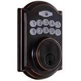 Castle Satin Nickel Electronic Keypad Deadbolt