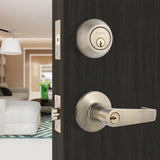 Segovia Double Cylinder Antique Brass Lever Combo Set - Super Arbor