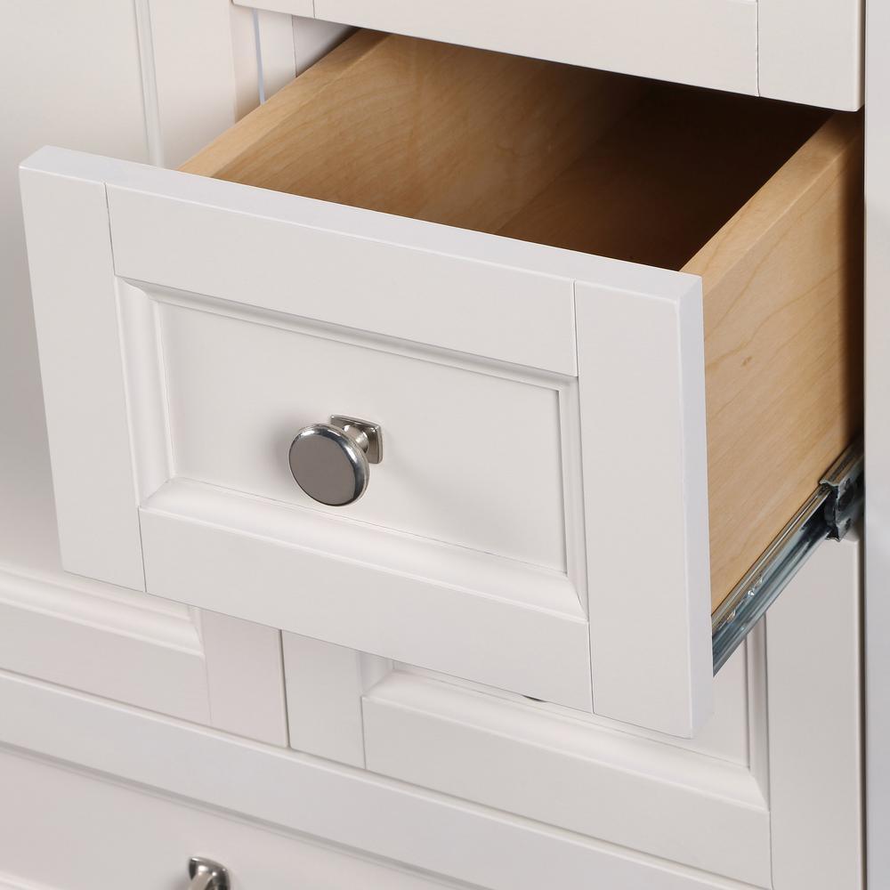 Claxby 48 in. W x 34 in H x 22 in. D Bath Vanity Cabinet Only in Cream - Super Arbor