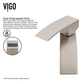 Single Hole Single-Handle Vessel Bathroom Faucet in Brushed Nickel - Super Arbor