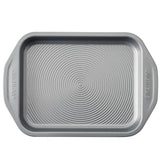 Total Bakeware Nonstick Toaster Oven and Personal Pizza Pan Baking Set, Gray, 4-Piece