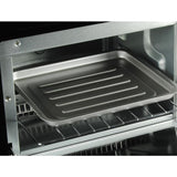 1,000 W 4-Slice Black Toaster Oven with Timer and Temperature Control