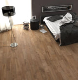 Style Selections Woods Natural 6-in x 24-in Porcelain Wood Look Floor Tile (Common: 6-in x 24-in; Actual: 5.84-in x 23.5-in)