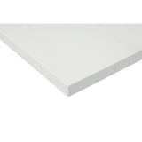 49 in. W x 22 in. D x 0.75 in. H Quartz Vanity Top in Snow White with White Basin - Super Arbor