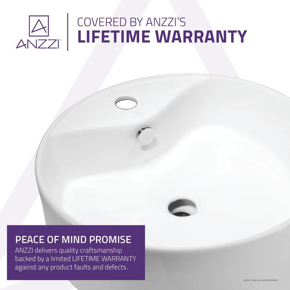 Vitruvius Series Ceramic Vessel Sink in White - Super Arbor