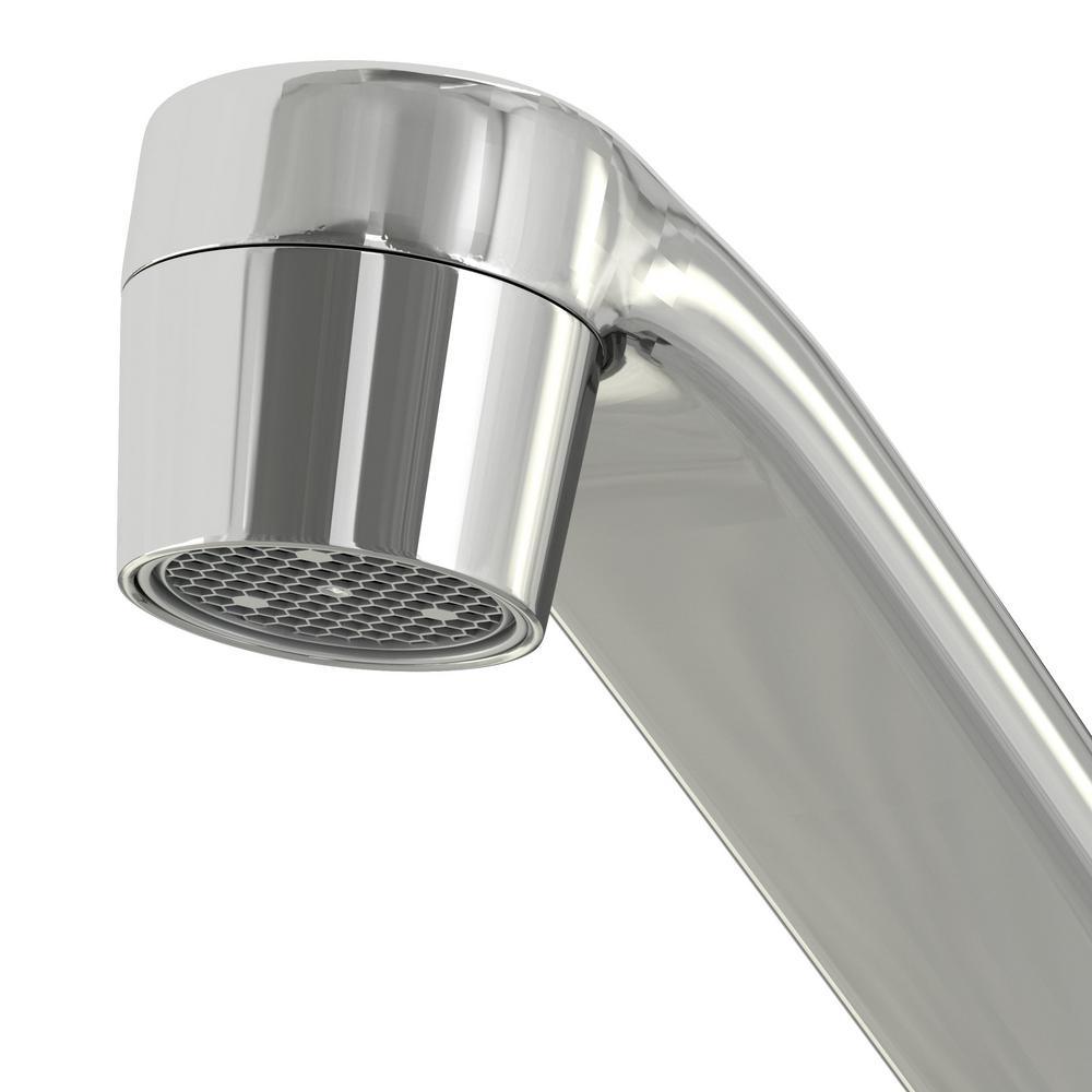 Single-Handle Standard Kitchen Faucet in Chrome - Super Arbor