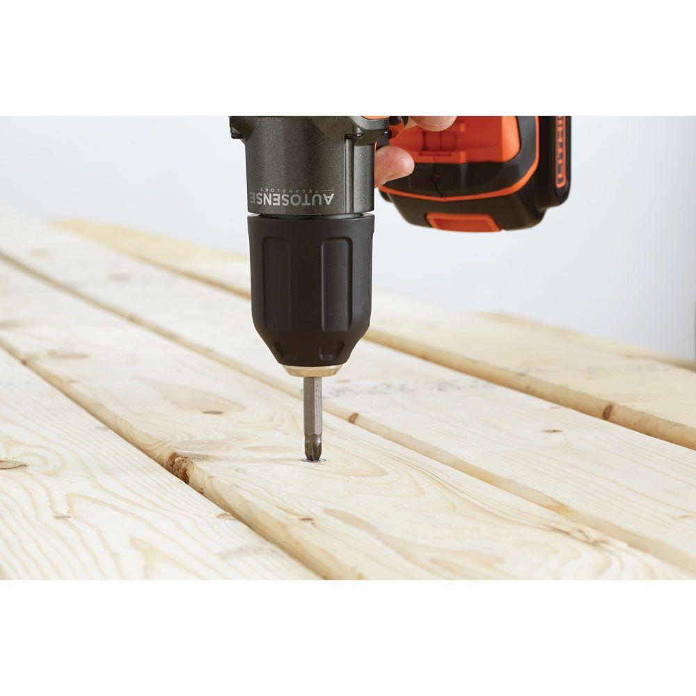 20-Volt MAX Lithium-Ion Cordless Drill/Driver with Autosense Technology with Battery 1.5Ah and Charger - Super Arbor