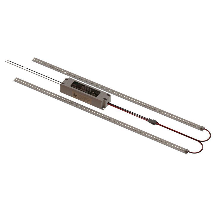 Optilumen RKS 2 ft. 68-Watt Equivalent Integrated LED White Magnetic Strip Retrofit Kit 5000K (1-Pack) - Super Arbor
