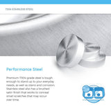 All-in-One Undermount Stainless Steel 43 in. Triple Bowl Kitchen Sink - Super Arbor