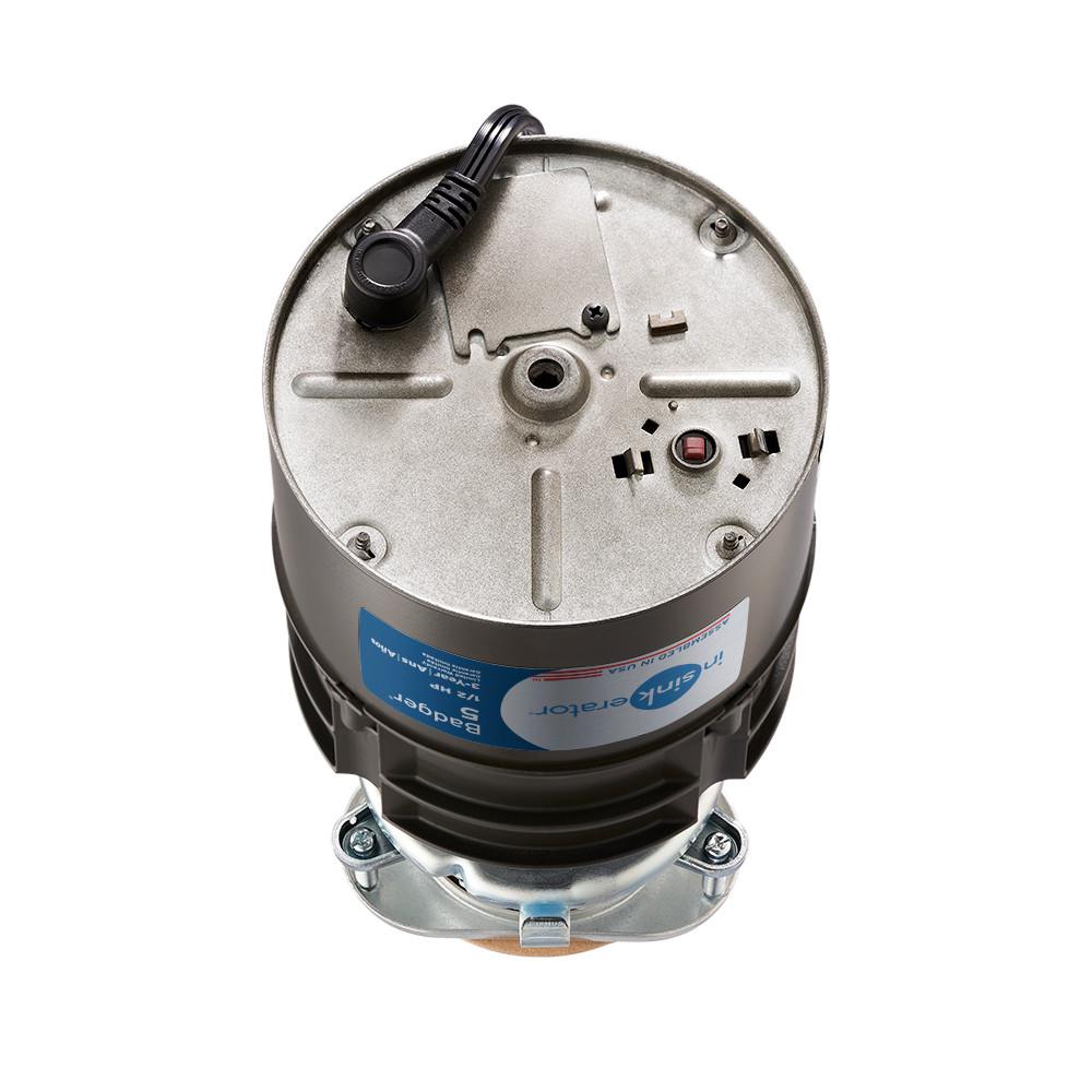 InSinkErator Badger 5 1/2 HP Continuous Feed Garbage Disposal with Power Cord - Super Arbor