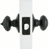 Madrid Matte Black Bed and Bath Door Knob - Super Arbor