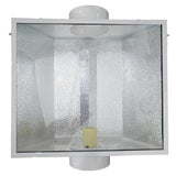 Large Air Cooled with 6 in. Duct and Glass Panel Grow Light Reflector for up to 1000-Watt - Super Arbor