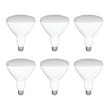 65-Watt Equivalent BR30 Dimmable LED Light Bulb Daylight (6-Pack)
