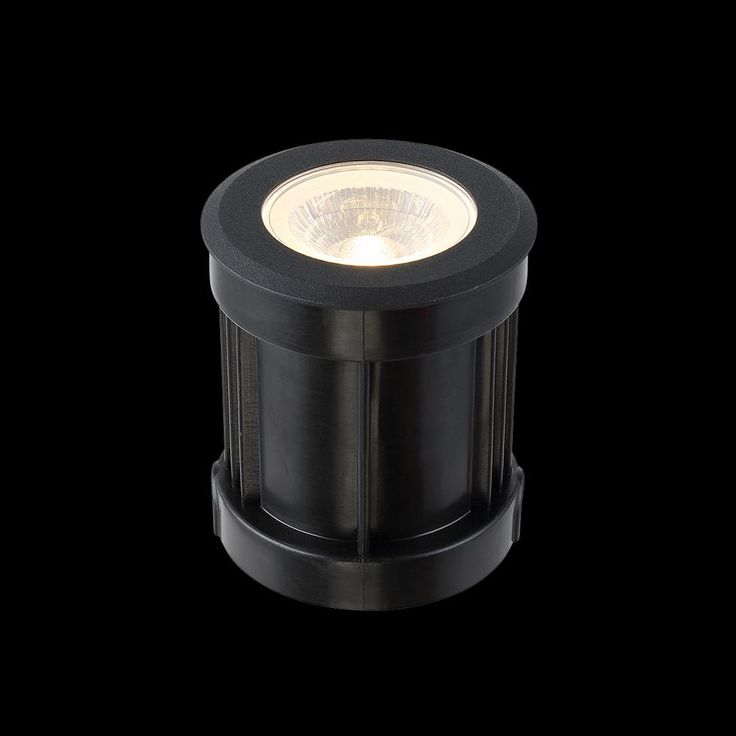 10-Watt Black Aluminum Body Outdoor Integrated LED Landscape Well Light