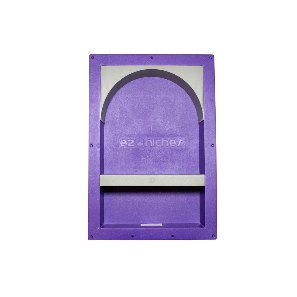 14 in. x 22 in. x  4 in. Large Rectangular Niche with Arch and Shelf Set - Super Arbor