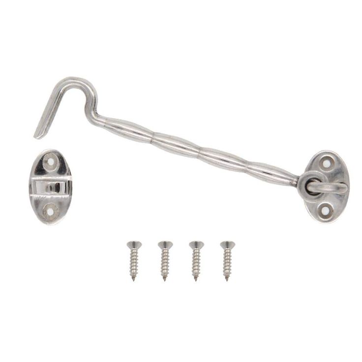 Everbilt 6 in. Stainless Steel Hook and Eye