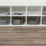 CALI Mute step Dockwood Oak Brown 20-mil x 7-in W x 48-in L Waterproof Interlocking Luxury Vinyl Plank Flooring (24.03-sq ft/ Carton)