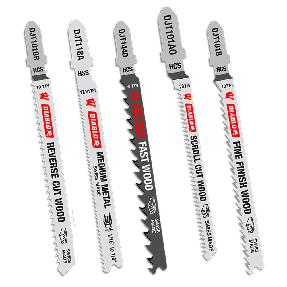 T-Shank Jig Saw Blade Set (20-Piece) - Super Arbor