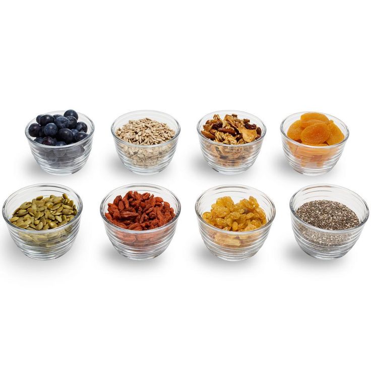 8-piece Small Glass Bowl Set with Lids