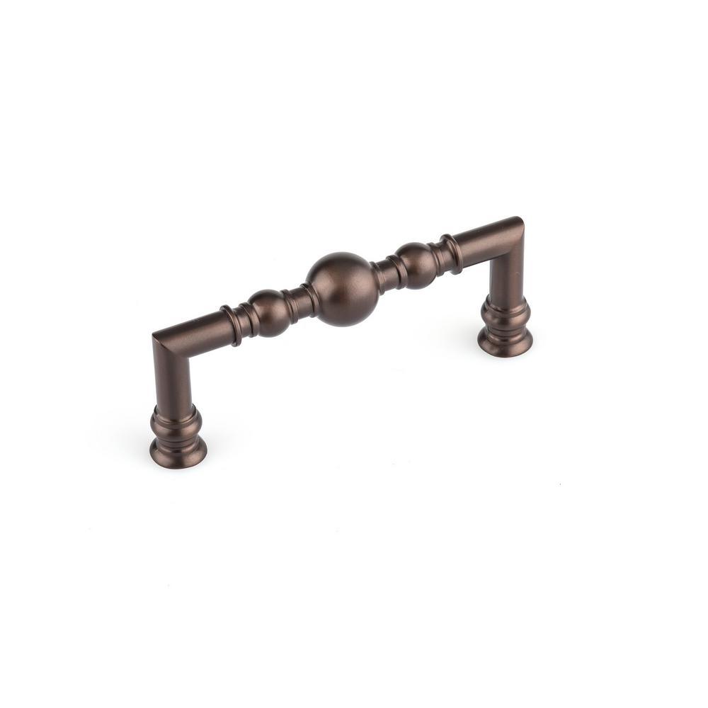 7-9/16 in. (192 mm) Center-to-Center Champagne Bronze Traditional Drawer Pull - Super Arbor