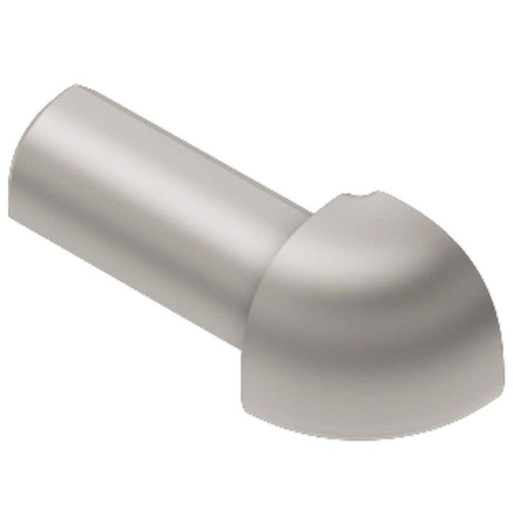 Round Edge 3/8 in. Satin Nickel Outside Corner