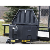 18 in. x 19 in. x 36 in. Matte Black Plastic Trailer Tongue Truck Tool Box - Super Arbor