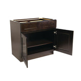Brookings Plywood Ready to Assemble Shaker 48x34.5x24 in. 2-Door 2-Drawer Base Kitchen Cabinet in White