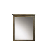 28 in. W x 33 in. H Framed Rectangular  Bathroom Vanity Mirror in Antique Coffee