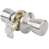 Hyper Tough Interior Non-Locking Tulip Style Passage Doorknob, Stainless Steel