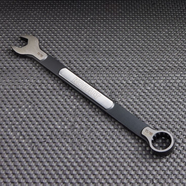 Kobalt Universal 11/16-in Spline Standard (SAE) Standard Combination Wrench