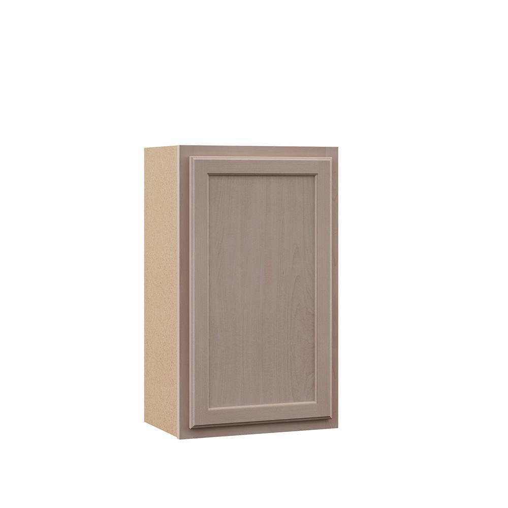 Hampton Assembled 30x30x12 in. Wall Kitchen Cabinet in Unfinished Beech - Super Arbor