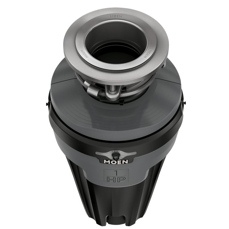 MOEN Chef Series 1-HP Continuous Feed Garbage Disposal with Integrated Lighting and Sound Reduction