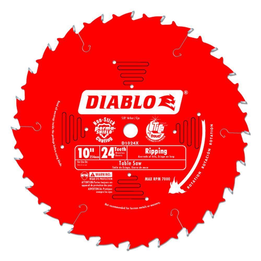 10 in. x 24-Teeth Ripping Saw Blade - Super Arbor
