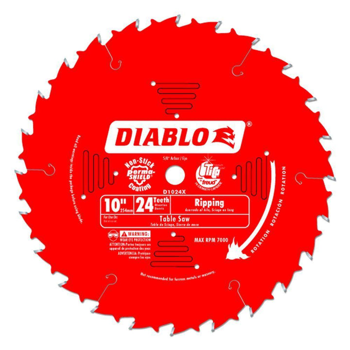 10 in. x 24-Teeth Ripping Saw Blade - Super Arbor
