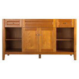 Exhibit 48 in. W Bath Vanity Cabinet Only in Rich Cinnamon - Super Arbor