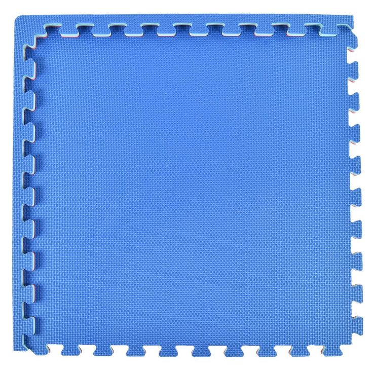 Greatmats Home Sport 24 in. x 24 in. Red/Blue Foam Interlocking Home Exercise and Play Mats (15-Set)