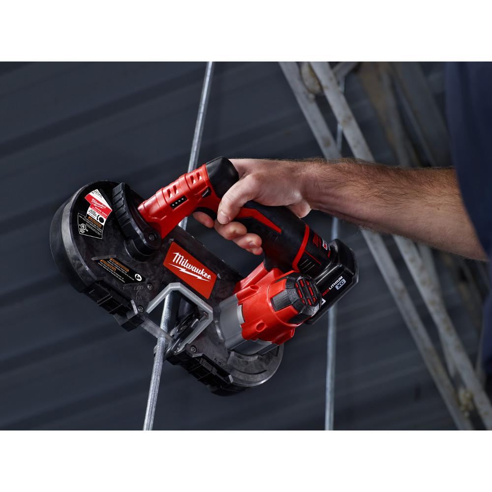 M12 FUEL 12-Volt Lithium-Ion Brushless Cordless 1/4 in. Hex Impact Driver/Bandsaw Combo Kit W/(1)2.0Ah Battery & Charger