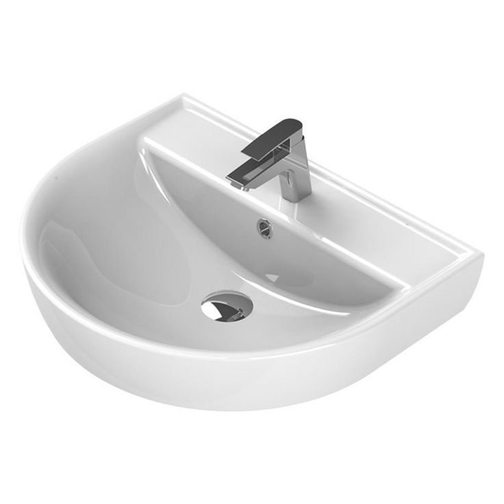 Nameeks Bella Wall Mounted Bathroom Sink in White