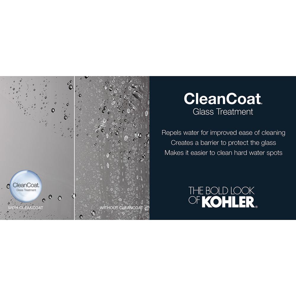 Pleat 59.625 in. x 63.5625 in. Frameless Sliding Bathtub Door in Matte Black with Frosted Glass - Super Arbor