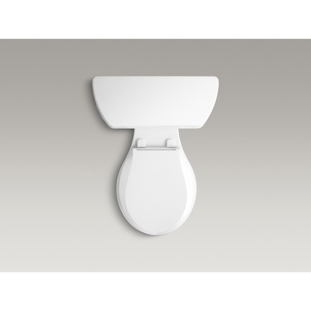Cachet Quiet-Close Round Closed Front Toilet Seat with Grip-Tight Bumpers in White - Super Arbor